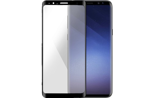 BigBen Verre Trempé Noir - Vitre de protection Samsung Galaxy S9+