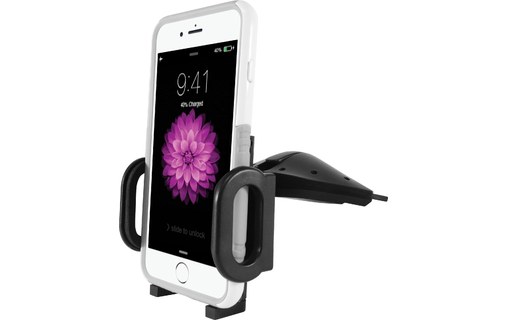Macally MCDHOLDER - Support voiture fente de CD pour smartphone