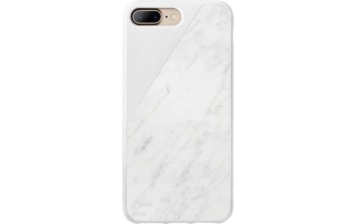 Native Union Clic Marble Blanc - Coque pour iPhone 7 Plus