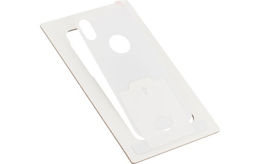 Novodio Total Armor 9H Glass Blanc - Vitres protection avant/arrière iPhone 8+