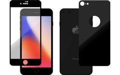 Novodio Total Armor 9H Glass Noir - Vitres protection avant/arrière iPhone 8