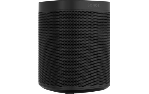 Duo Pack Enceinte sans-fil multiroom wifi avec le service vocal  Alexa intégré Sonos One Noir 