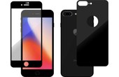 Novodio Total Armor 9H Glass Noir - Vitres protection avant/arrière iPhone 8+