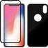 Novodio Total Armor 9H Glass Noir - Vitres protection avant/arrière iPhone X