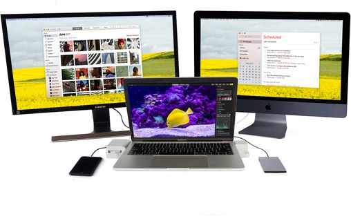 LandingZONE Dock 14 ports - Station d'accueil pour MacBook Pro 13" Thunderbolt 3