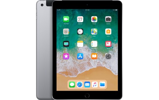 Apple iPad 9,7 - 2018 - Wi-Fi + Cellular - 128 Go - Gris sidéral