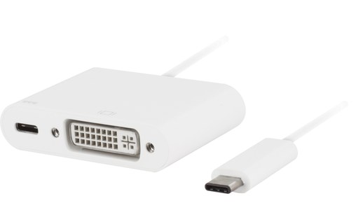 Adaptateur USB-C vers DVI-I + Fonction de charge