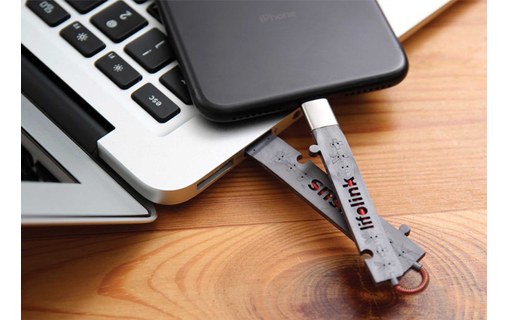 PlusUs LifeLink - Câble Lightning vers USB ultra-compact