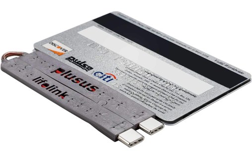 PlusUs LifeLink - Câble Lightning vers USB ultra-compact