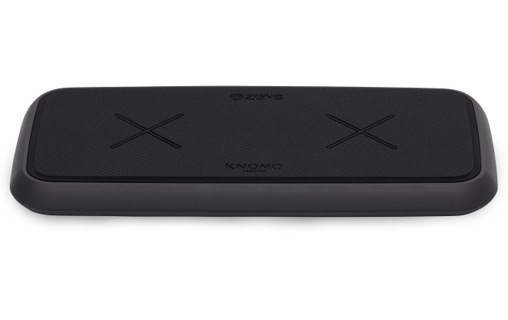 KNOMO X ZENS DUO - Chargeur à induction Qi 10 W pour 2 iPhone / smartphones