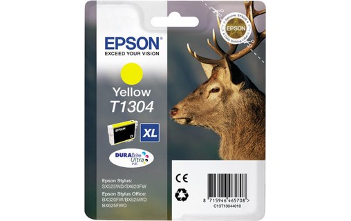 Encre Epson T1304 Jaune pour BX320FW/BX525WD/BX625FWD