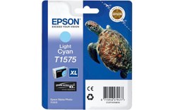 Epson T1575 Cyan clair - Cartouche d'impression Epson R3000 C13T15754010