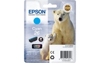 Epson 26 Cyan - 300 pages pour Expression Premium XP-510/600/615/710/750/800