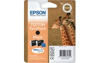 Epson T0711H - Encre DURABrite Ultra noire double pack pour SX410/DX4000/DX4050