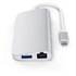 Satechi Adaptateur multimédia Argent - HDMI 4K, mini DisplayPort, USB 3.0