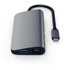 Satechi Adaptateur multimédia Gris sidéral - HDMI 4K, mini DisplayPort, USB 3.0
