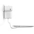 OneAdaptr Twist+ DUO - Chargeur international 2 ports USB + prise chargeur Apple