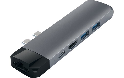 Satechi Type-C Pro Hub Gris sidéral - Dock USB-C pour MacBook Pro Touch Bar