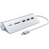Satechi Hub Type-C Aluminium Argent - Hub USB 3.0 et lecteur de cartes