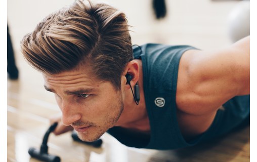 Écouteurs sans fil AudioFly AF56W, Noir - Bluetooth