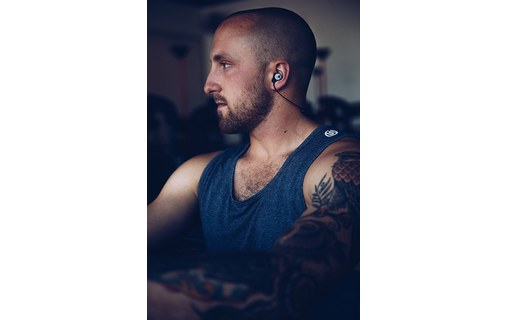 Écouteurs sans fil AudioFly AF56W, Noir - Bluetooth