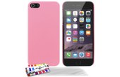 Coque rigide "Le Pearls" Rose + 3 Films APPLE IPHONE 5