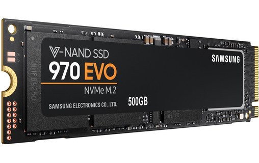 Samsung barrette SSD Série 970 EVO - 500 Go M.2 NVMe PCIe