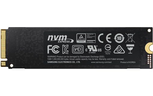 Samsung barrette SSD Série 970 EVO - 500 Go M.2 NVMe PCIe