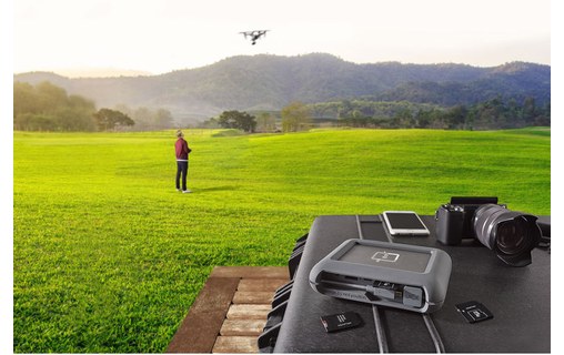 LaCie DJI Copilot BOSS 2 To - Disque dur externe de voyage