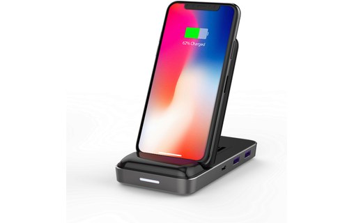 HyperDrive dock USB-C 8 ports et chargeur iPhone sans fil 7,5 W