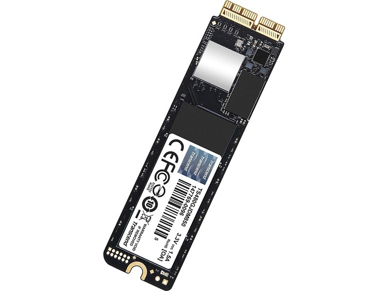Disque Dur SSD Transcend JetDrive 825 - 480Go - M.2 Type 2280 (spécial Mac)  avec adaptateur USB 3.0 Type C - La Poste