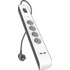 BELKIN - Multiprise parafoudre 4 prises + 2 x USB 2.0 2.4 A 2 m