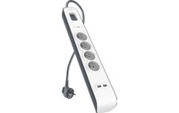 BELKIN - Multiprise parafoudre 4 prises + 2 x USB 2.0 2.4 A 2 m
