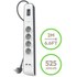 BELKIN - Multiprise parafoudre 4 prises + 2 x USB 2.0 2.4 A 2 m