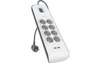 BELKIN - Multiprise parafoudre 8 prises + 2 x USB 2.0 2.4 A 2 m