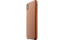 Mujjo Full Leather Case Tan - Coque pour iPhone XS Max