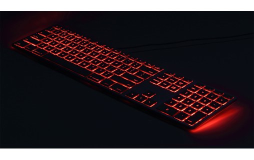 Clavier AZERTY rétro-éclairé pour Mac - USB-C/USB-A - Gris sidéral - Matias