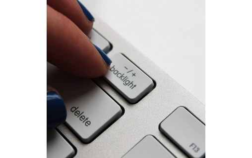 Clavier AZERTY rétro-éclairé pour Mac - USB-C/USB-A - Gris sidéral - Matias