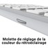 Clavier AZERTY rétro-éclairé pour Mac - USB-C/USB-A - Gris sidéral - Matias