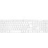 Novodio Touch Keyboard USB-A Argent - Clavier AZERTY Mac