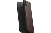 Nomad Rugged Folio Marron - Étui en cuir pour iPhone XS Max