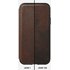 Nomad Rugged Folio Marron - Étui en cuir pour iPhone XS Max