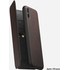 Nomad Rugged Tri-Folio Marron - Etui à rabat en cuir pour iPhone XS Max