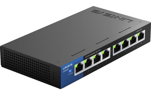 Linksys Business LGS108 - Switch Ethernet 8 ports Gigabit - Switch - Linksys