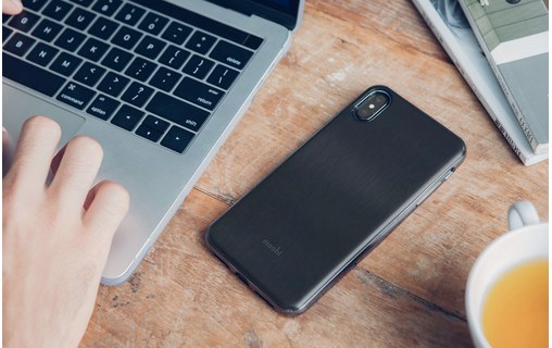 Moshi iGlaze Noir - Coque de protection pour iPhone XS Max