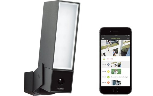 Netatmo Présence - Caméra de surveillance extérieure intelligente avec  éclairage - Caméra de surveillance - NETATMO