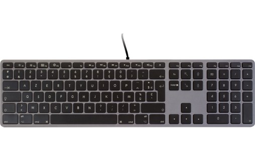 LMP USB Keyboard KB-1243 Gris sidéral - Clavier AZERTY USB Mac