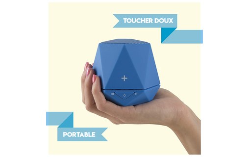 Enceinte Bluetooth portable TecPlus Geo Up - Bleue