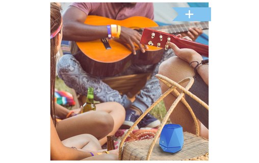 Enceinte Bluetooth portable TecPlus Geo Up - Bleue