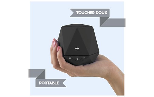 Enceinte Bluetooth portable TecPlus Geo Up - Noire